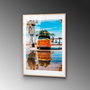 Wallity Cuadro Decorativo de Vidrio Templado Multicolor 30 x 45 cm